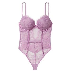 NWT Bombshell Lilac Lace Teddy